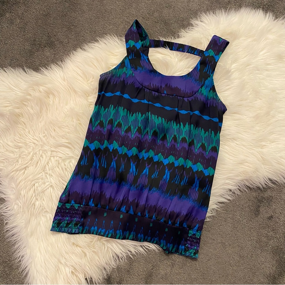 Ricki's Vibrant Purple and Teal Tank Top